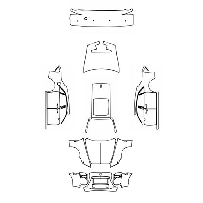 Pre-Cut PPF Rolls-Royce Ghost Extended Wheelbase 2013 - PPF-Kits