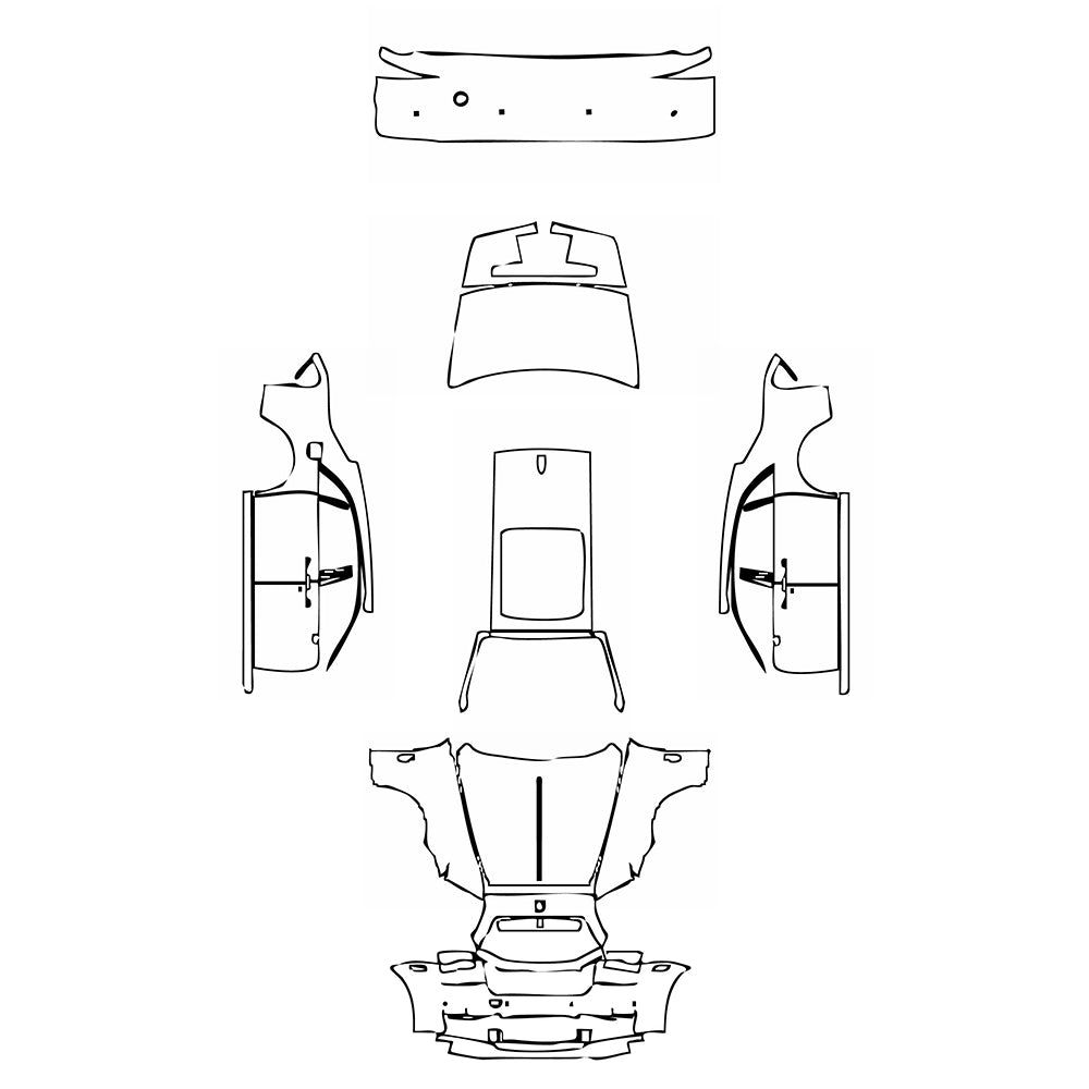 Pre-Cut PPF Rolls-Royce Ghost Extended Wheelbase 2020 - PPF-Kits