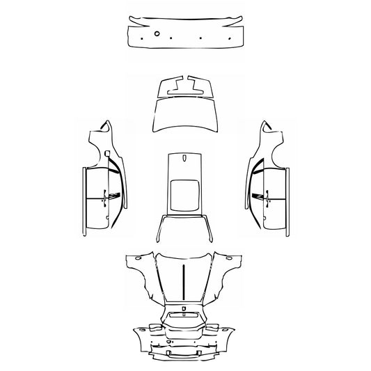 Pre-Cut PPF Rolls-Royce Ghost Extended Wheelbase 2020 - PPF-Kits