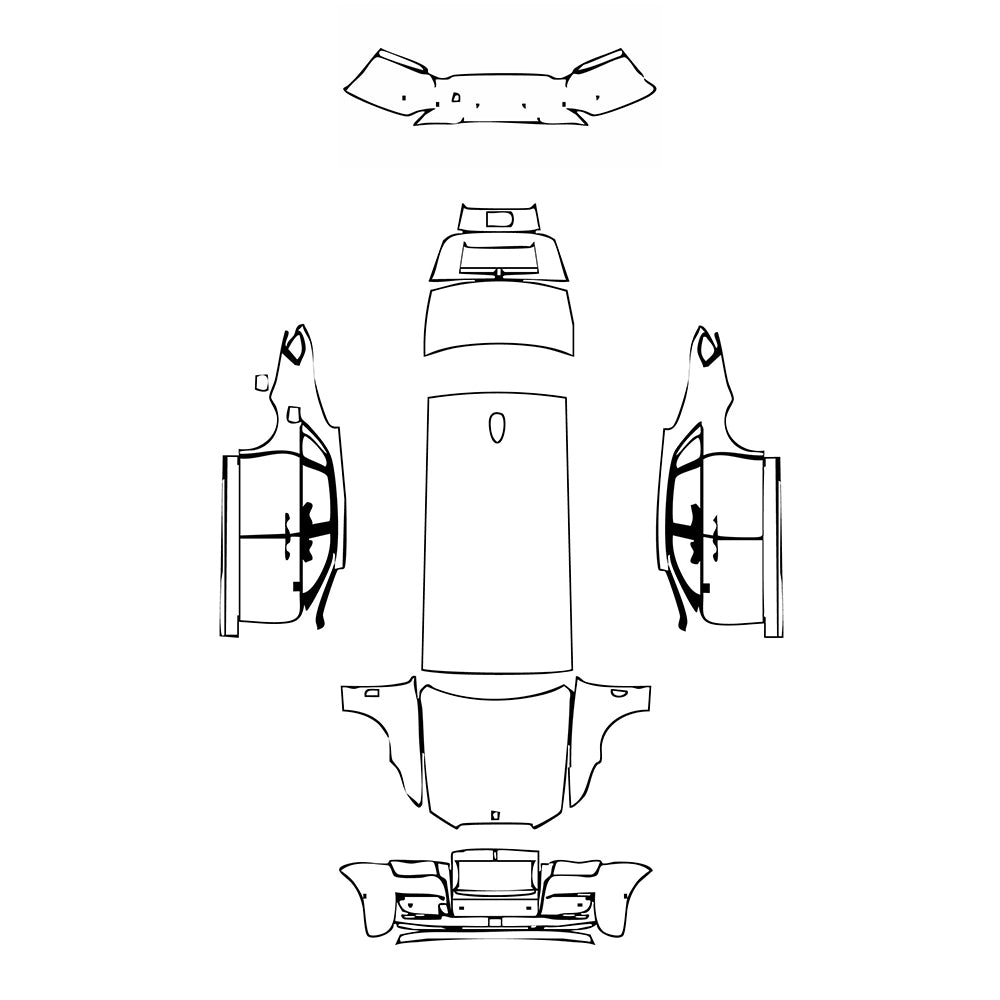 Pre-Cut PPF Rolls-Royce Ghost Extended Wheelbase 2021 - PPF-Kits