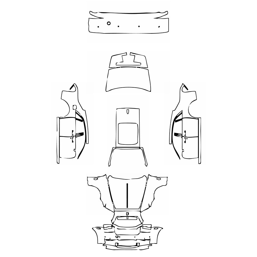 Pre-Cut PPF Rolls-Royce Ghost Standard Wheelbase 2019 - PPF-Kits