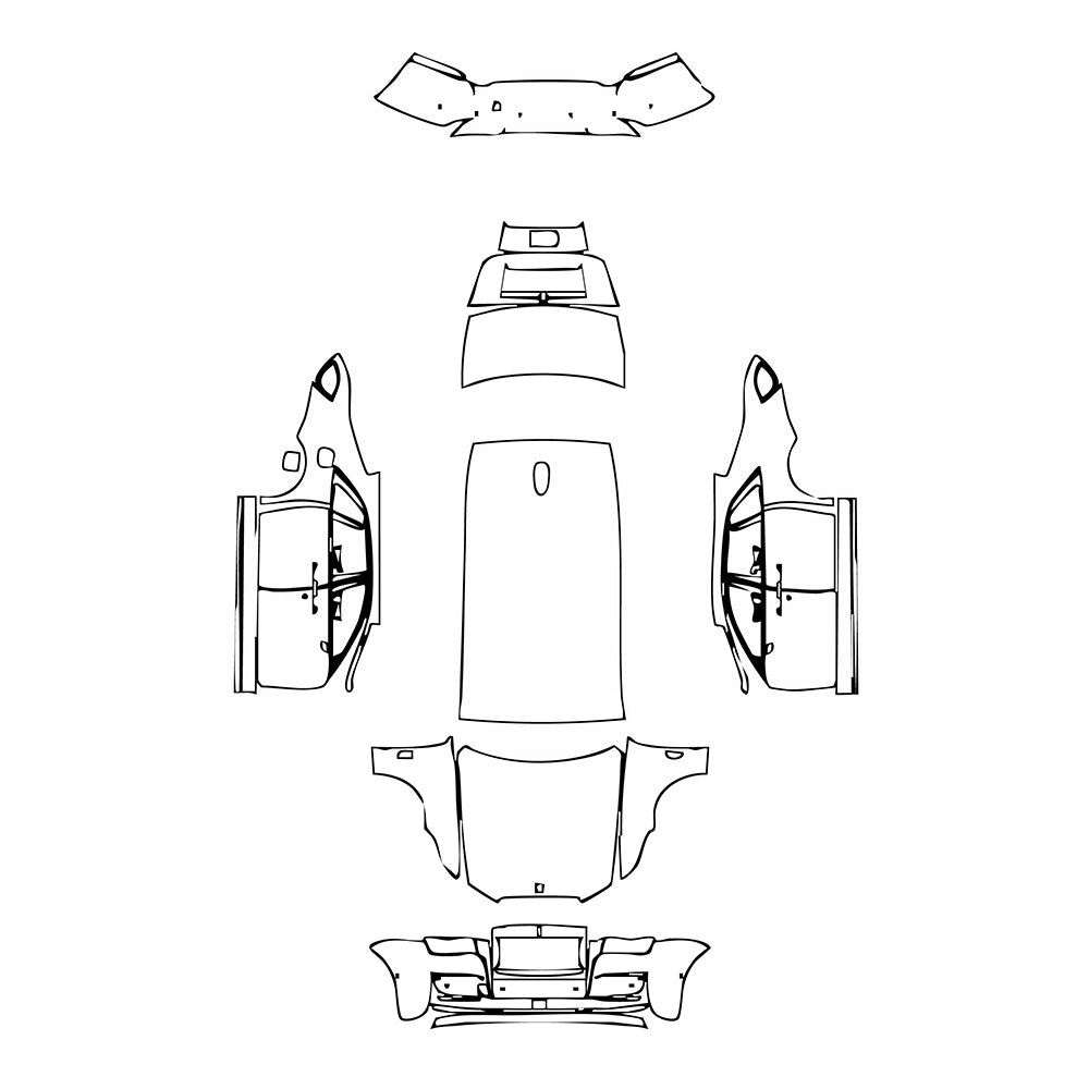 Pre-Cut PPF Rolls-Royce Ghost Standard Wheelbase 2021 - PPF-Kits