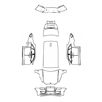 Pre-Cut PPF Rolls-Royce Ghost Standard Wheelbase 2023 - PPF-Kits