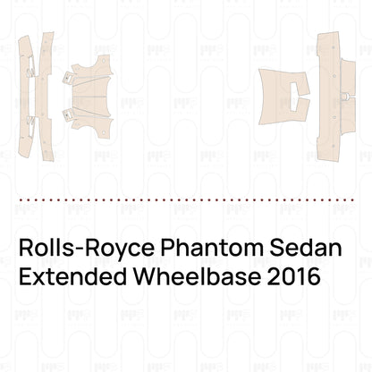 Voorgesneden PPF Rolls-Royce Phantom Sedan Extended Wheelbase 2016
