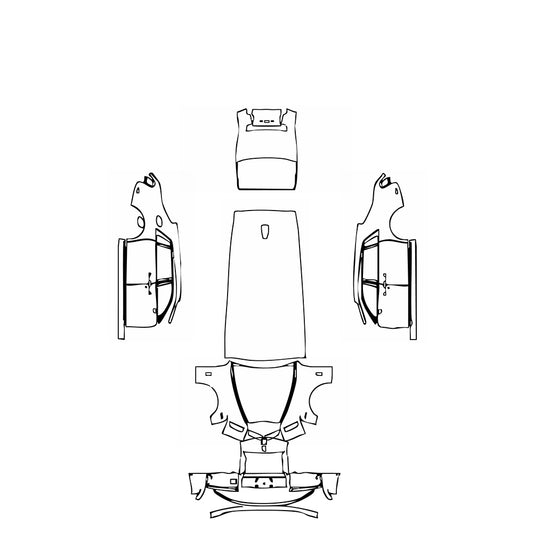 Pre-Cut PPF Rolls-Royce Phantom Sedan Extended Wheelbase 2019 - PPF-Kits