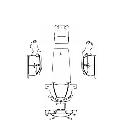 Pre-Cut PPF Rolls-Royce Phantom Sedan Extended Wheelbase 2024 - PPF-Kits
