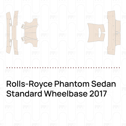 Voorgesneden PPF Rolls-Royce Phantom Sedan Standard Wheelbase 2017
