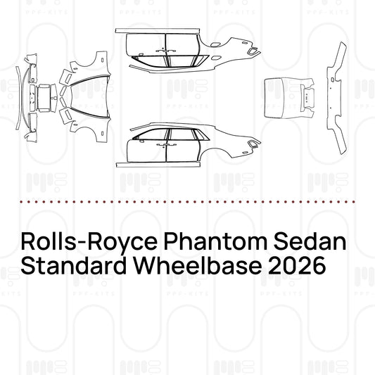 Pre-Cut PPF Rolls-Royce Phantom Sedan Standard Wheelbase 2026