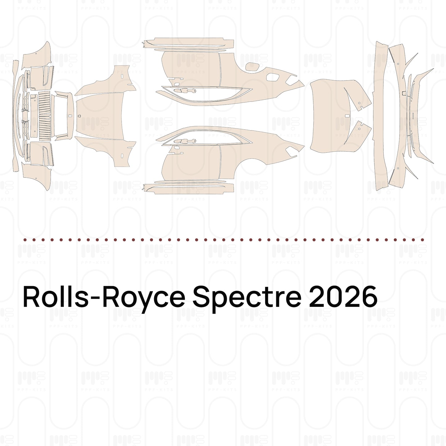 Voorgesneden PPF Rolls-Royce Spectre 2026