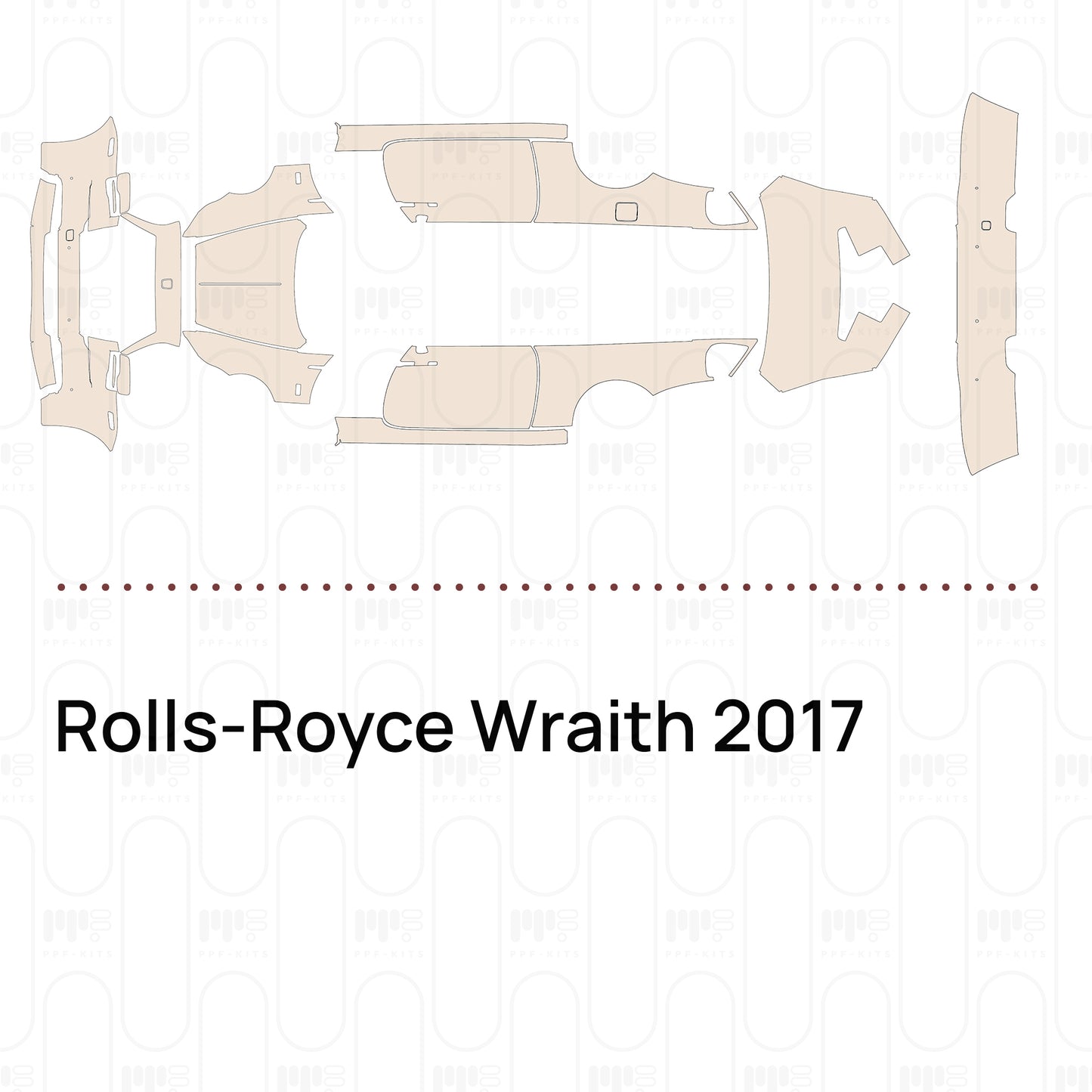 Voorgesneden PPF Rolls-Royce Wraith 2017