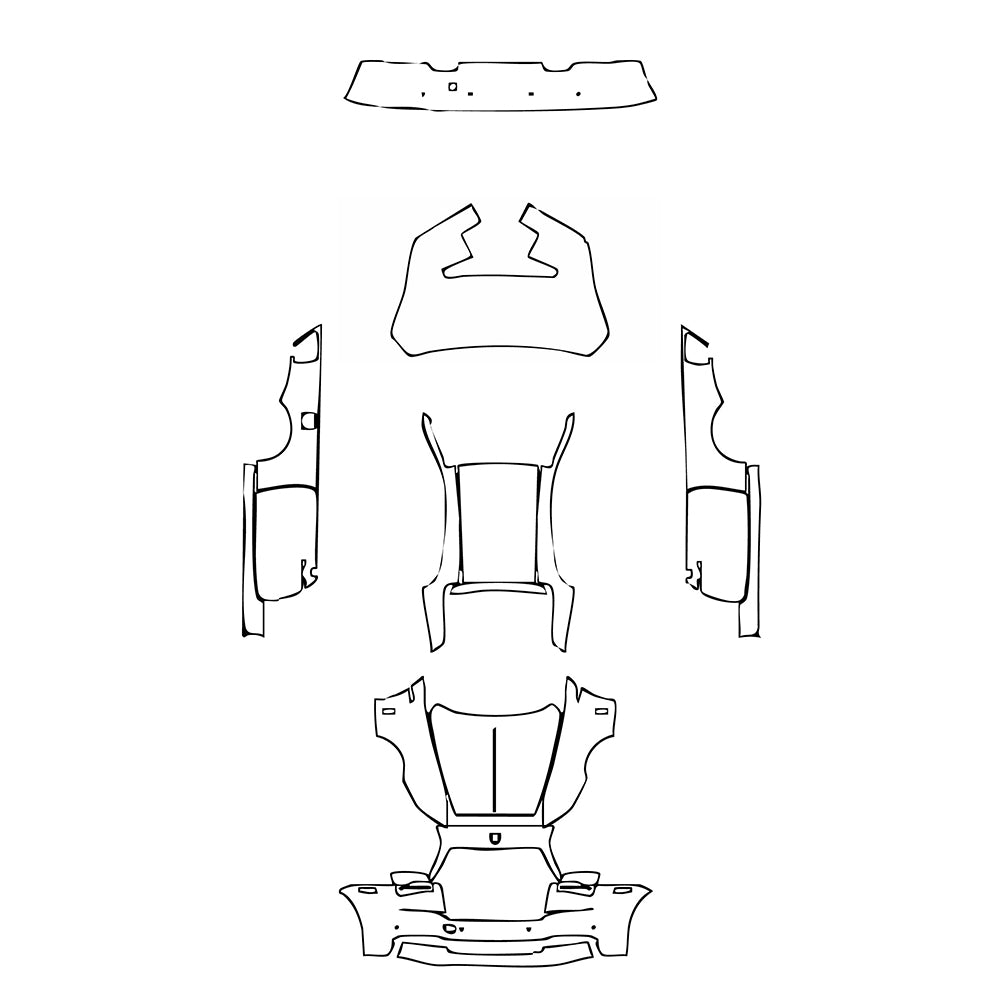 Pre-Cut PPF Rolls-Royce Wraith 2018 - PPF-Kits