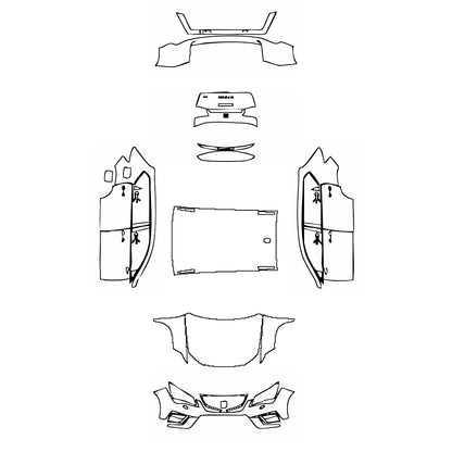 Pre-Cut PPF Seat Ateca Xperience 2016 - PPF-Kits