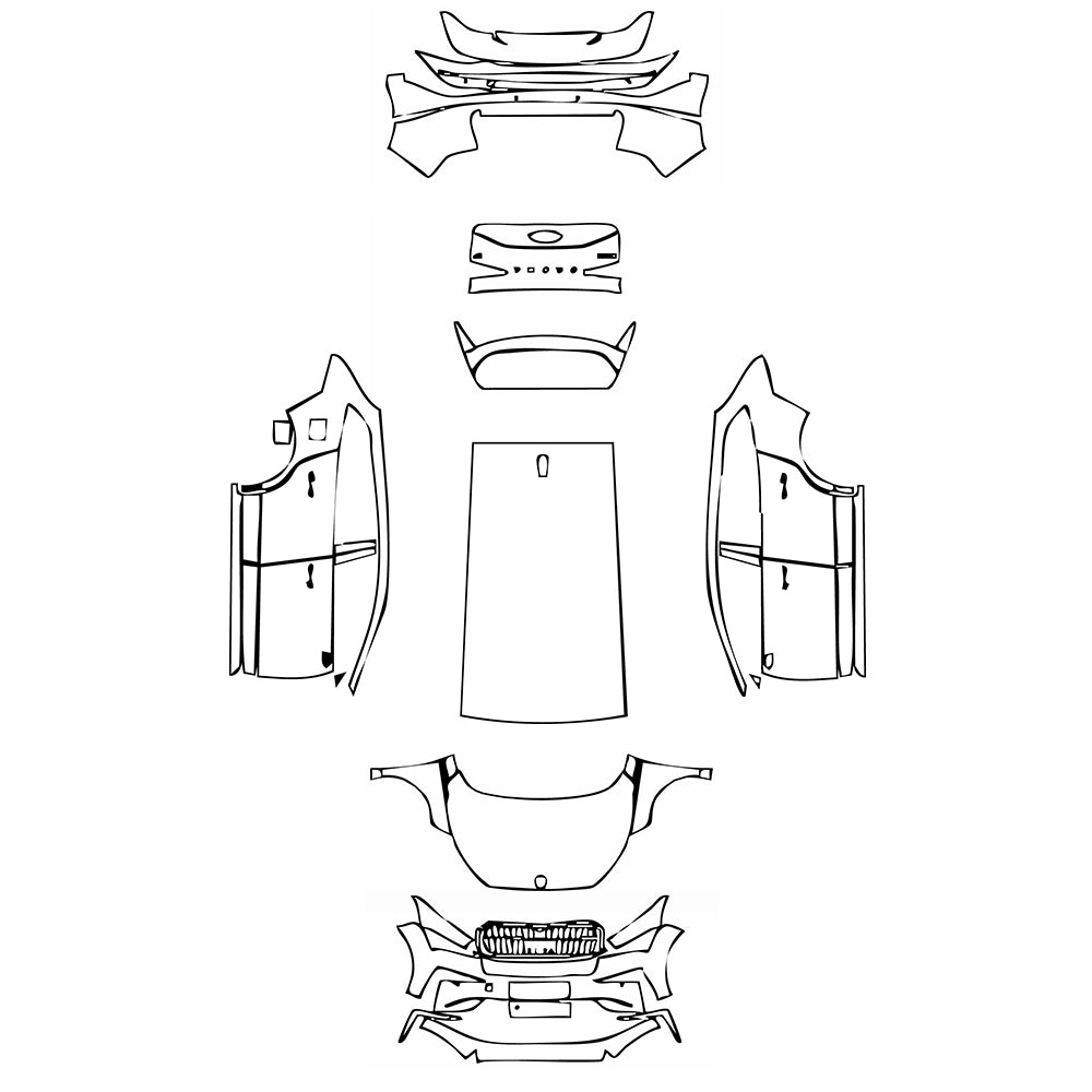 Pre-Cut PPF Skoda Enyaq iV (EU) Luxury 2024 - PPF-Kits