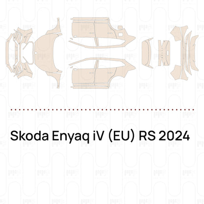 Voorgesneden PPF Skoda Enyaq iV (EU) RS 2024
