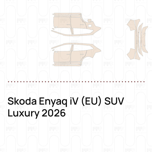 Voorgesneden PPF Skoda Enyaq iV (EU) SUV Luxury 2026