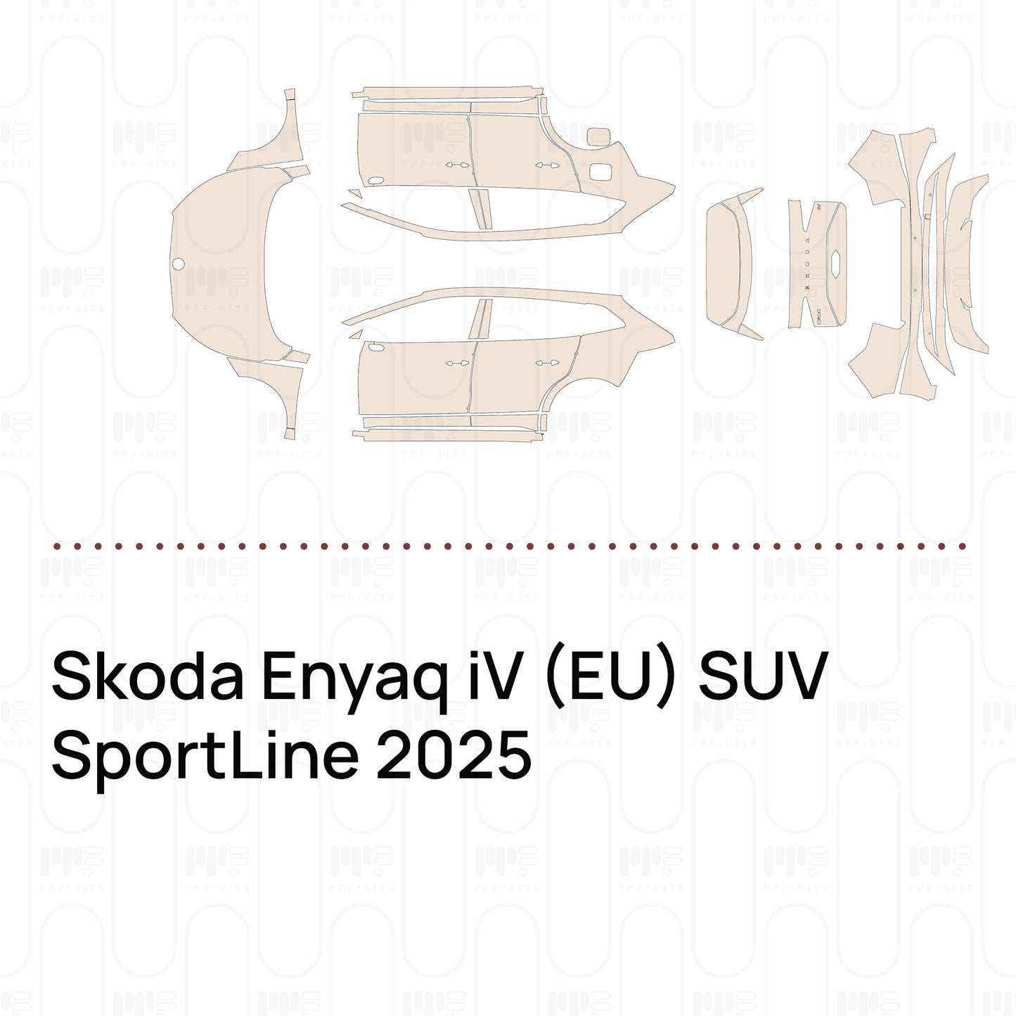 Pre-Cut PPF Skoda Enyaq iV (EU) SUV SportLine 2025