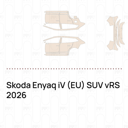 Voorgesneden PPF Skoda Enyaq iV (EU) SUV vRS 2026