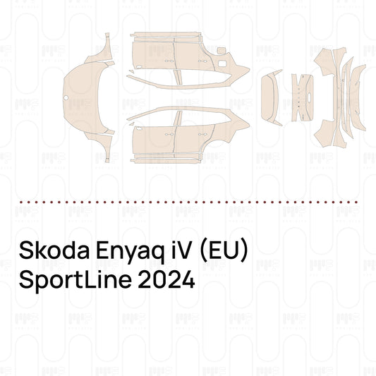Voorgesneden PPF Skoda Enyaq iV (EU) SportLine 2024
