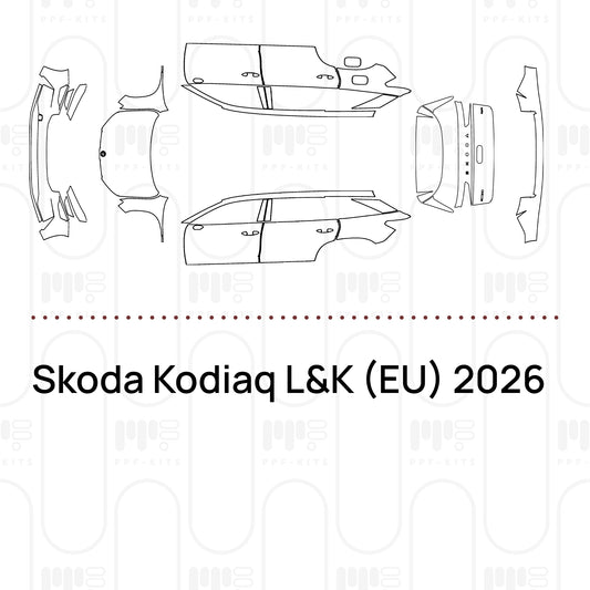 Pre-Cut PPF Skoda Kodiaq L&K (EU) 2026