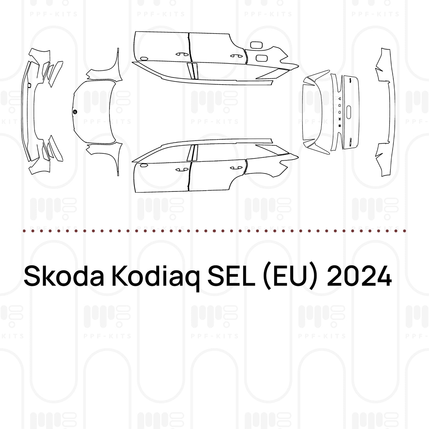 Voorgesneden PPF Skoda Kodiaq SEL (EU) 2024