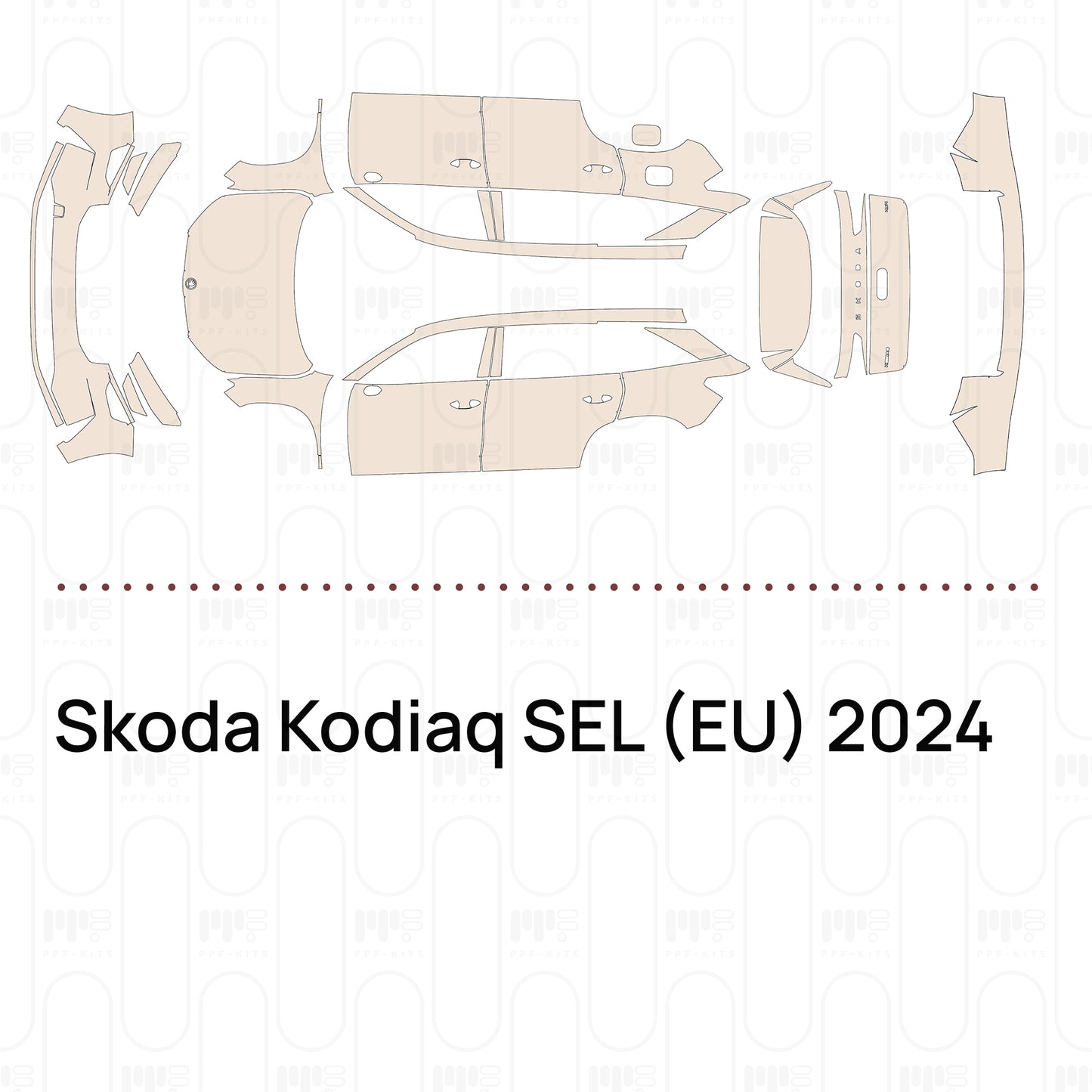 Voorgesneden PPF Skoda Kodiaq SEL (EU) 2024