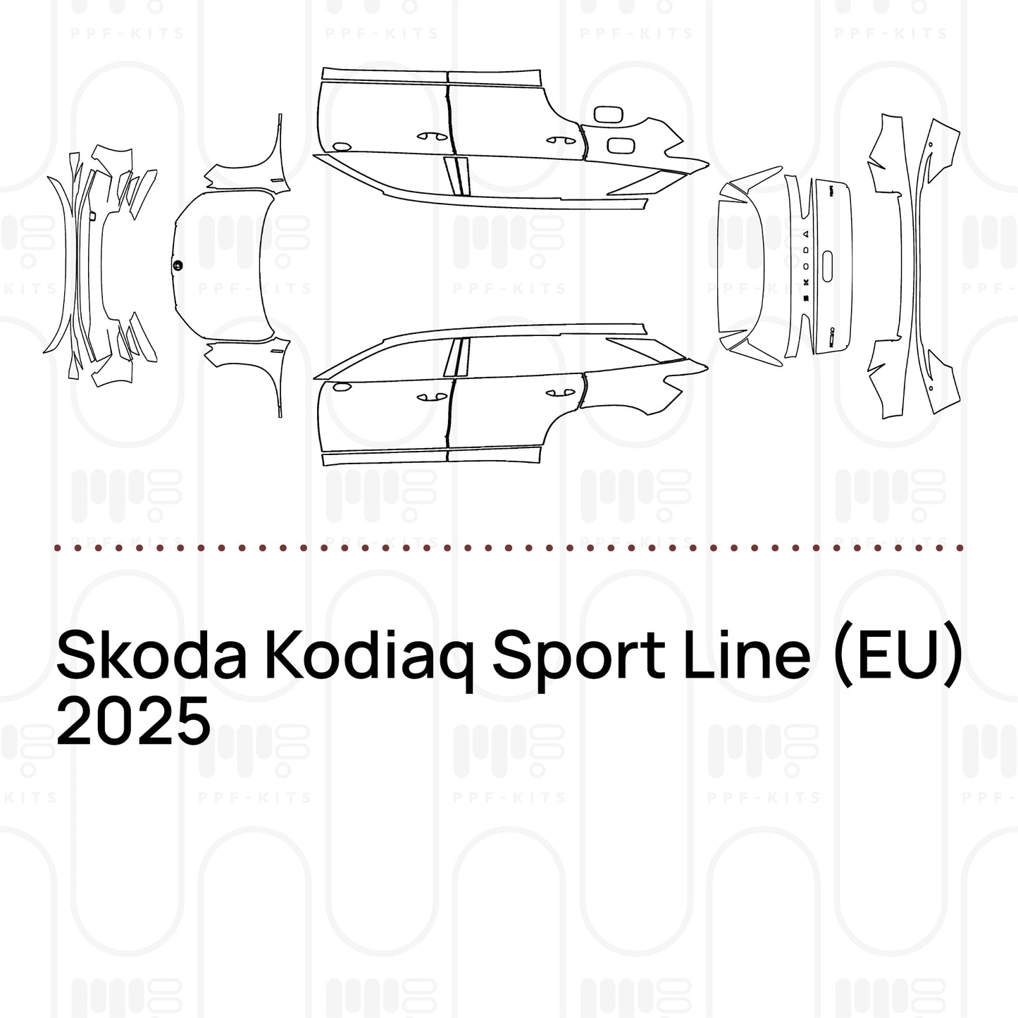 Pre-Cut PPF Skoda Kodiaq Sport Line (EU) 2025
