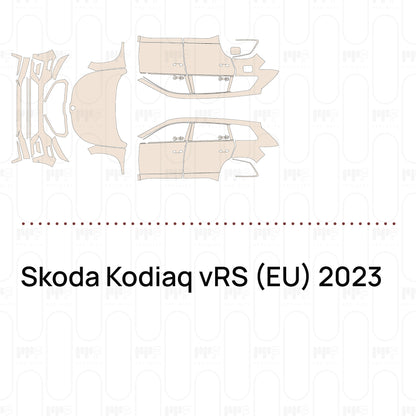 Voorgesneden PPF Skoda Kodiaq vRS (EU) 2023