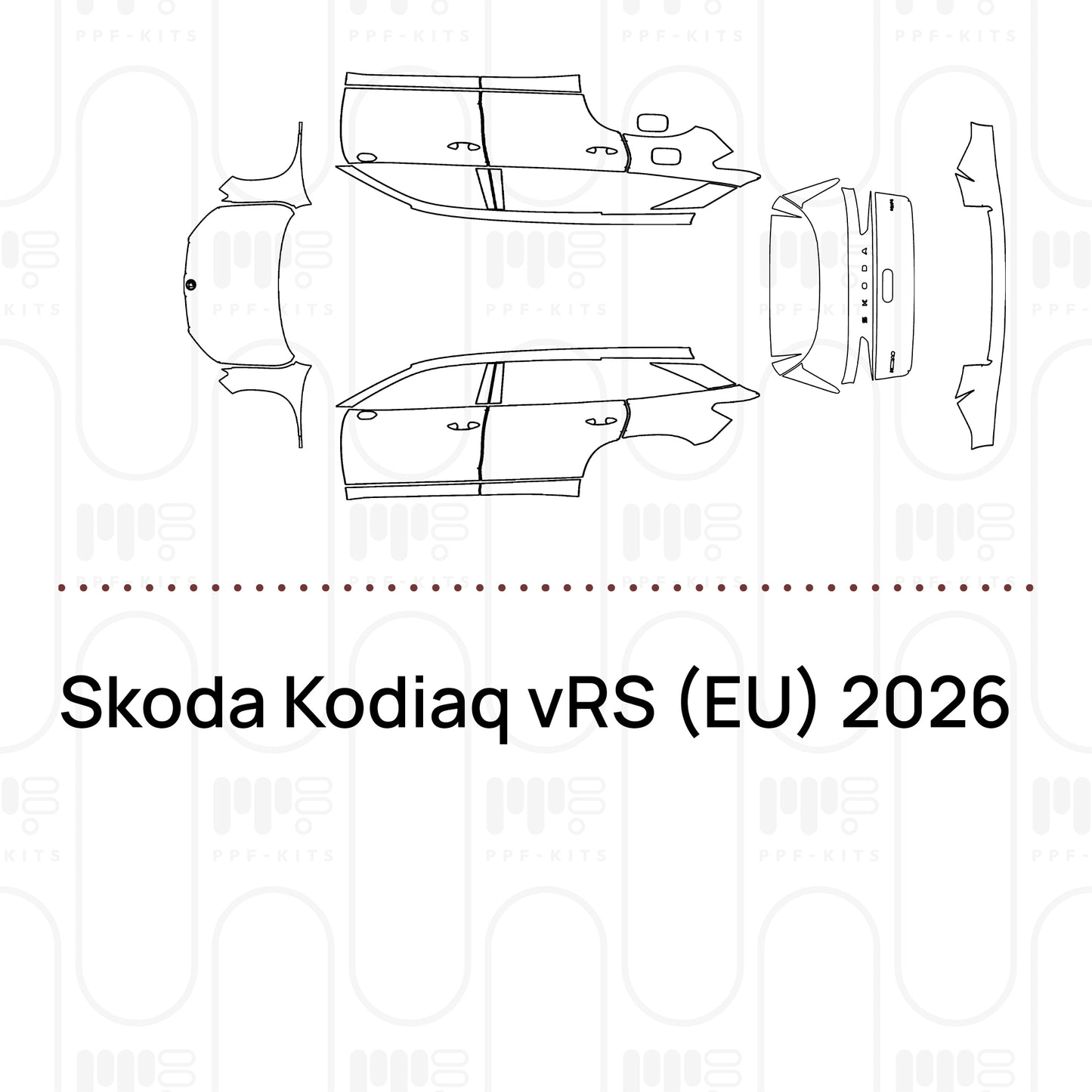 Pre-Cut PPF Skoda Kodiaq vRS (EU) 2026