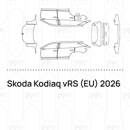 Pre-Cut PPF Skoda Kodiaq vRS (EU) 2026