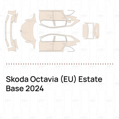 Voorgesneden PPF Skoda Octavia (EU) Estate Base 2024