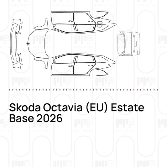 Pre-Cut PPF Skoda Octavia (EU) Estate Base 2026