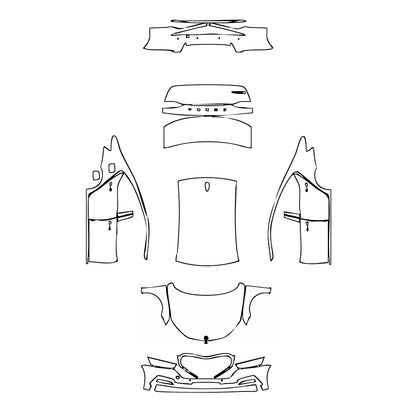 Pre-Cut PPF Skoda Octavia (EU) Hatch Base 2022 - PPF-Kits