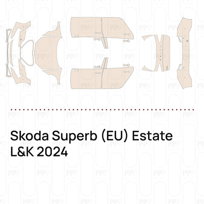 Voorgesneden PPF Skoda Superb (EU) Estate L&K 2024