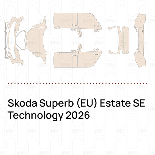 Voorgesneden PPF Skoda Superb (EU) Estate SE Technology 2026