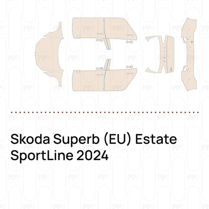 Voorgesneden PPF Skoda Superb (EU) Estate SportLine 2024