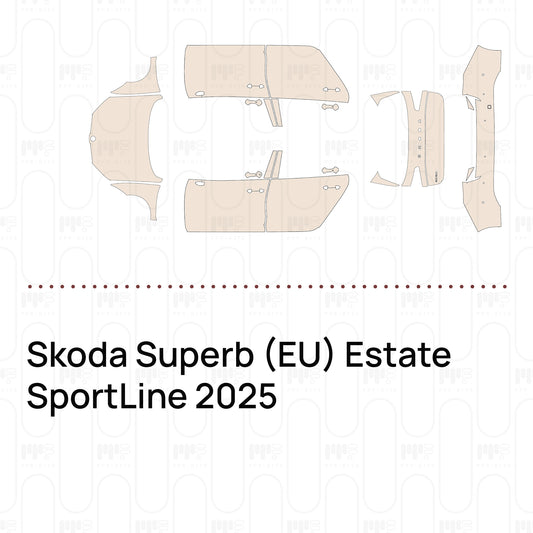 Voorgesneden PPF Skoda Superb (EU) Estate SportLine 2025