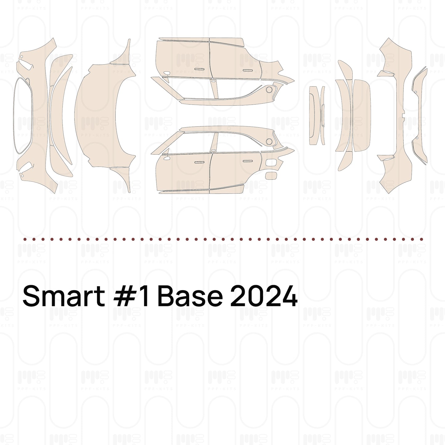 Voorgesneden PPF Smart #1 Base 2024