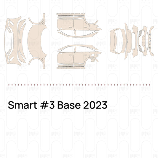 Voorgesneden PPF Smart #3 Base 2023