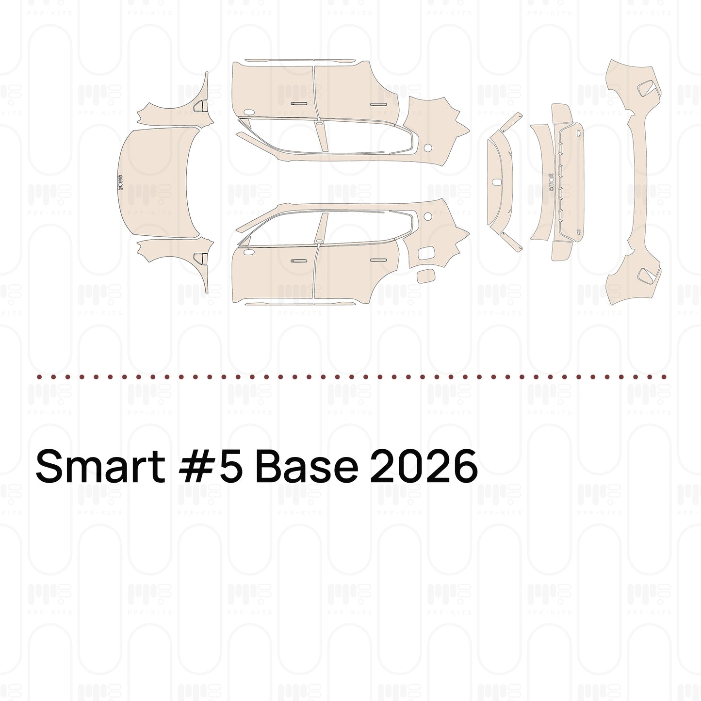 Voorgesneden PPF Smart #5 Base 2026