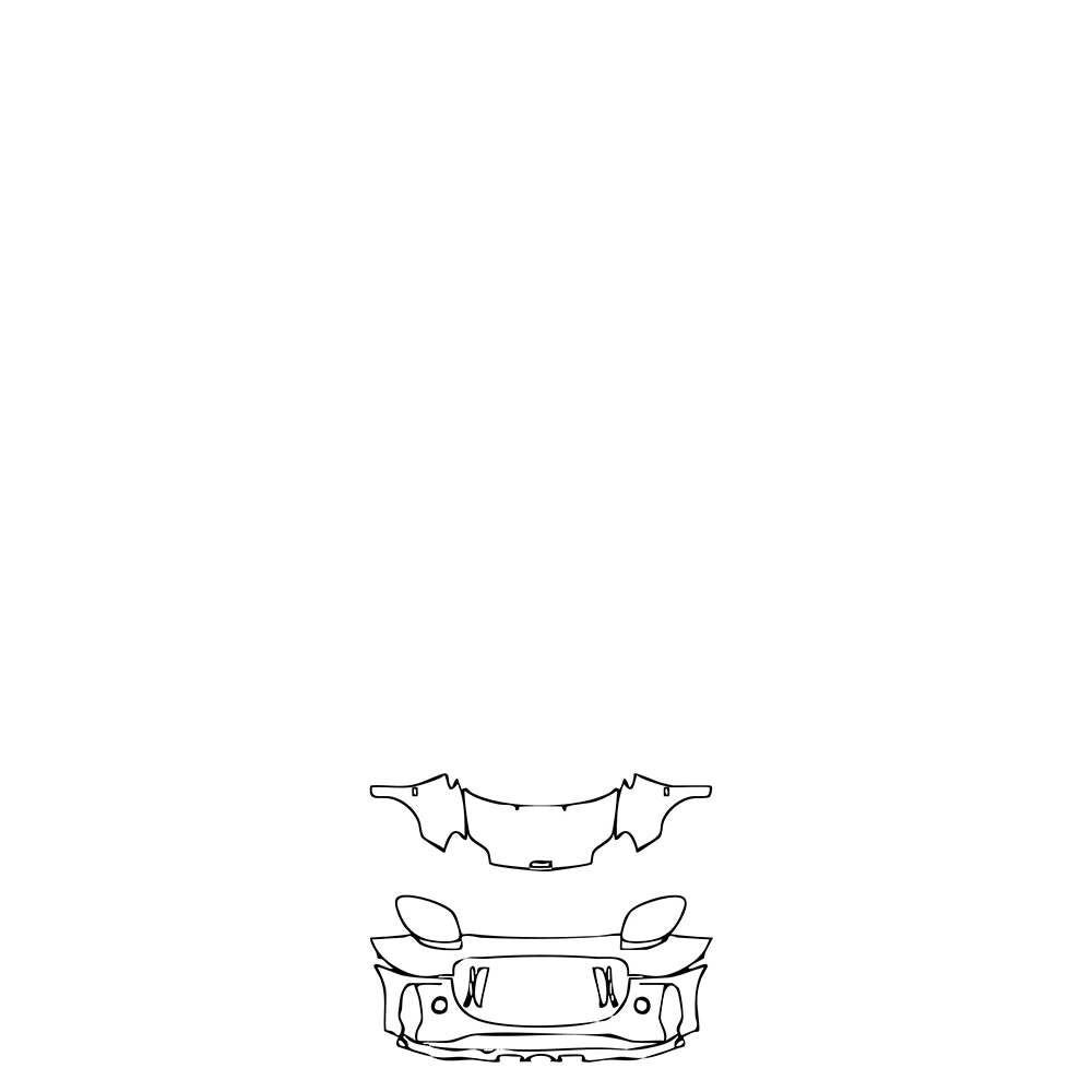 Pre-Cut PPF Smart fortwo EQ coupe 2023 - PPF-Kits