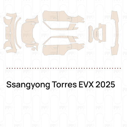 Voorgesneden PPF Ssangyong Torres EVX 2025