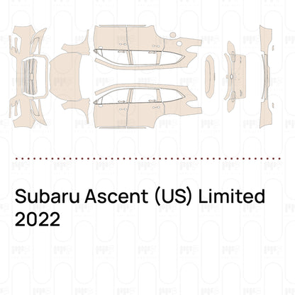 Voorgesneden PPF Subaru Ascent (US) Limited 2022