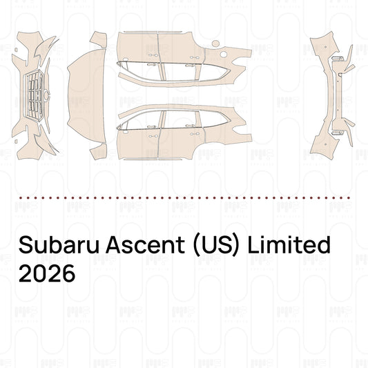 Voorgesneden PPF Subaru Ascent (US) Limited 2026