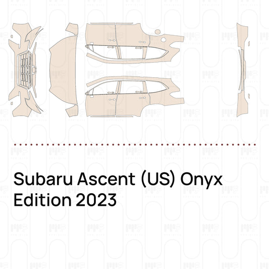Voorgesneden PPF Subaru Ascent (US) Onyx Edition 2023