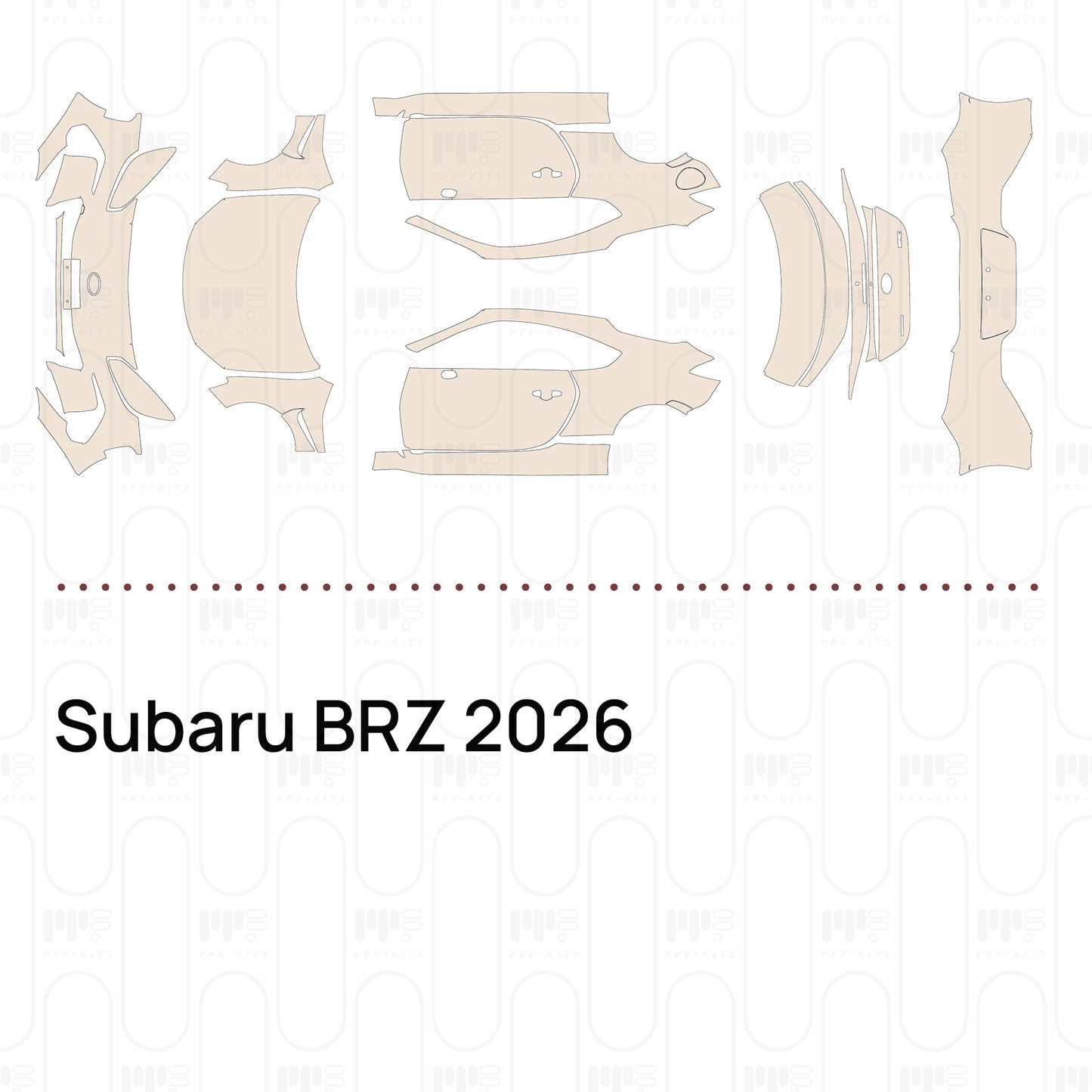 Voorgesneden PPF Subaru BRZ 2026