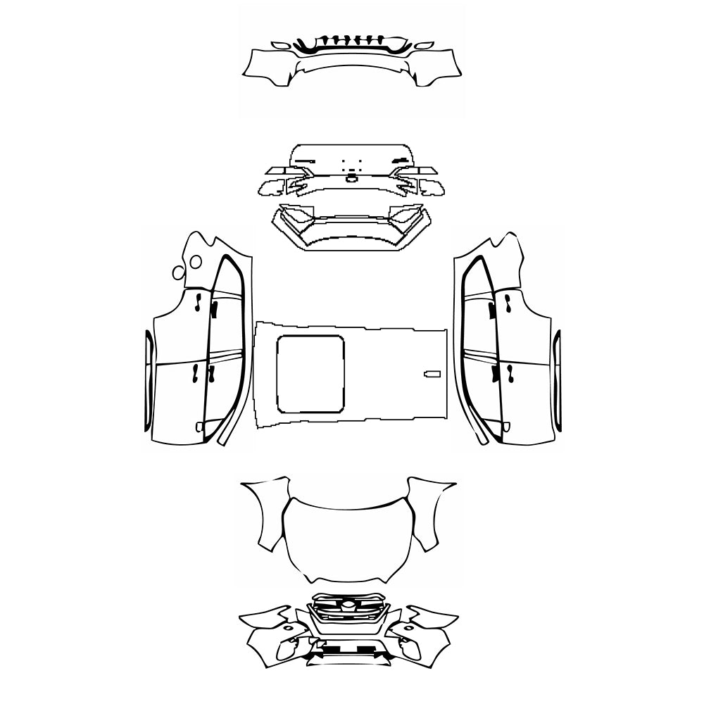 Pre-Cut PPF Subaru Forester (US) Touring 2022 - PPF-Kits