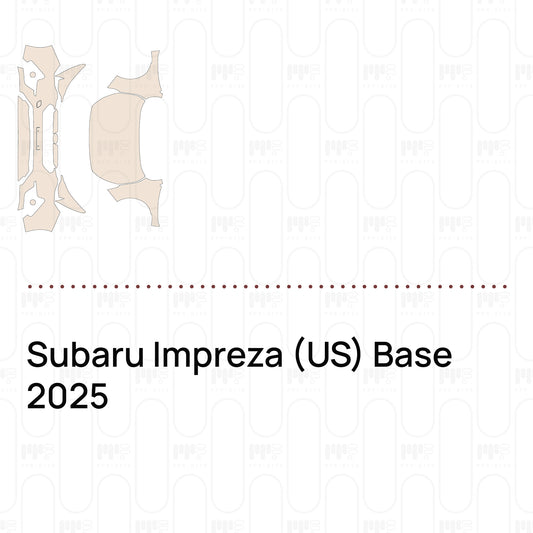 Voorgesneden PPF Subaru Impreza (US) Base 2025