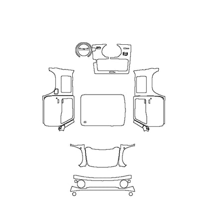 Pre-Cut PPF Suzuki Jimny 3Door 2019 - PPF-Kits
