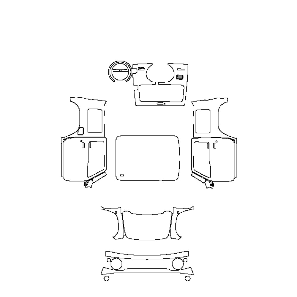 Pre-Cut PPF Suzuki Jimny 3Door 2021 - PPF-Kits