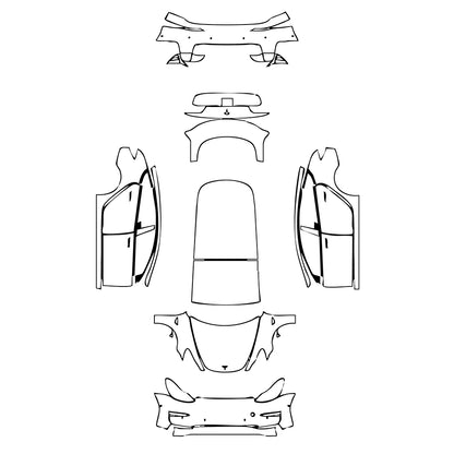 Pre-Cut PPF Tesla Model 3 2022 - PPF-Kits